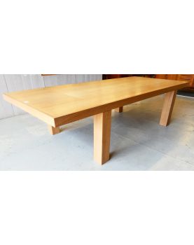 Large Modern Oak Table