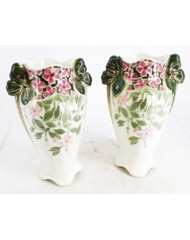 Pair of 1940s LUNEVILLE Vases