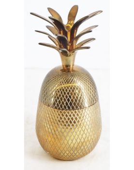 Brass Pineapple Ice Bucket