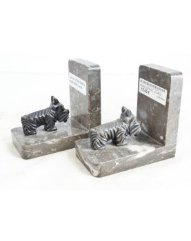 Pair of Bookends Decor Little Dog
