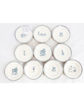 6 Dinner Plates and 4 Dinette Deep Plates