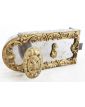 19th Century Lock in Bronze and Steel Louis XV Style