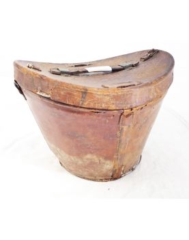 Old Leather Hat Box