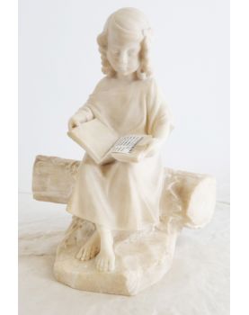 Subject Girl with Alabaster Book