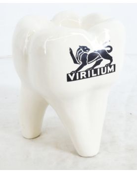 VIRILIUM Advertising Tooth in Earthenware