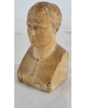 Buste Miniature de Napoléon en Plâtre