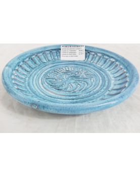 Blue Rooster Plate Jean BUSSON