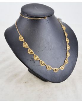 18 Carat Gold Necklace with Eagle Head 16 Grams