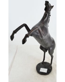 Unsigned Bronze Prancing Horse