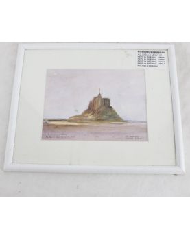 Watercolor Mont Saint Michel