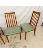 GPLAN Series of 6 Green Fabric Seating Chairs
