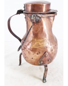 Copper Pitcher on Foot