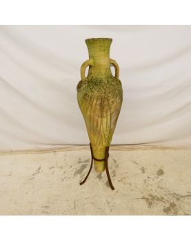 Amphora on Metal Stand