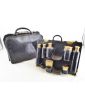 Leather and Crystal Toiletry Case