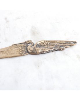 Bronze Letter Opener Pelican Decor