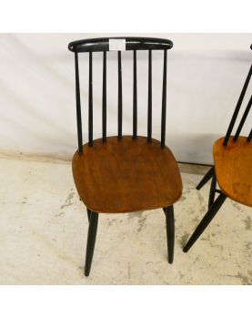 Pair of Black TAPIOVAARA Chairs