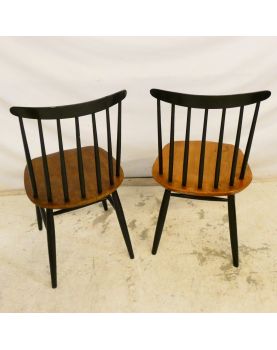 Pair of Black TAPIOVAARA Chairs