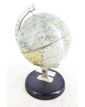 Petit Globe Terrestre en Métal Polychrome