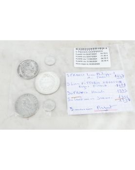 Series of 5 Silver Coins